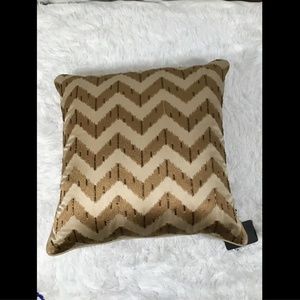 NWD $110 Hotel Collection Mosaic 18" Square Decorative Pillow Chevron